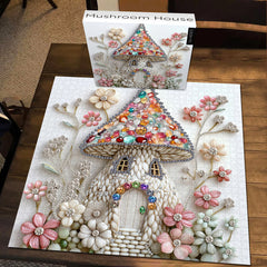 Mushroom House Jigsaw Puzzle 1000 Pieces