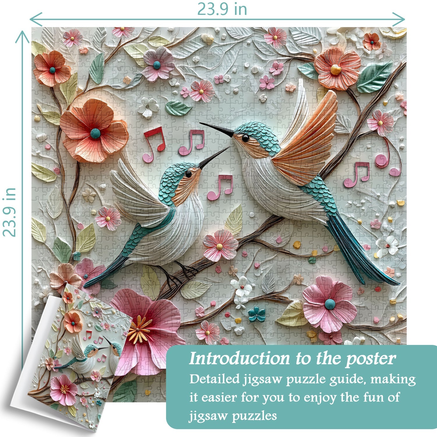 Birdsong Bloom Jigsaw Puzzle 1000 Pieces