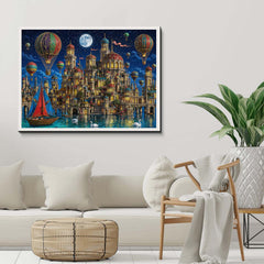 Moonlit Castle Jigsaw Puzzle 1000 Pieces