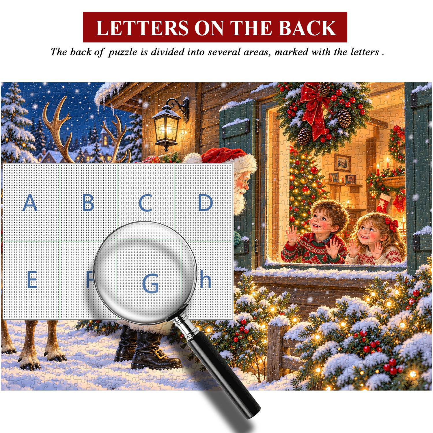 Santa’s Christmas Visit Jigsaw Puzzle 1000 Pieces