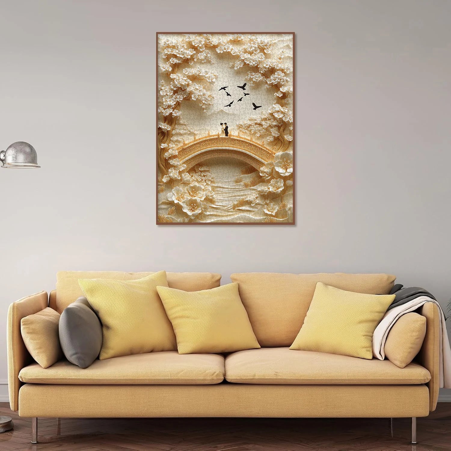 Puzzle del ponte degli amanti d'oro, 1000 pezzi