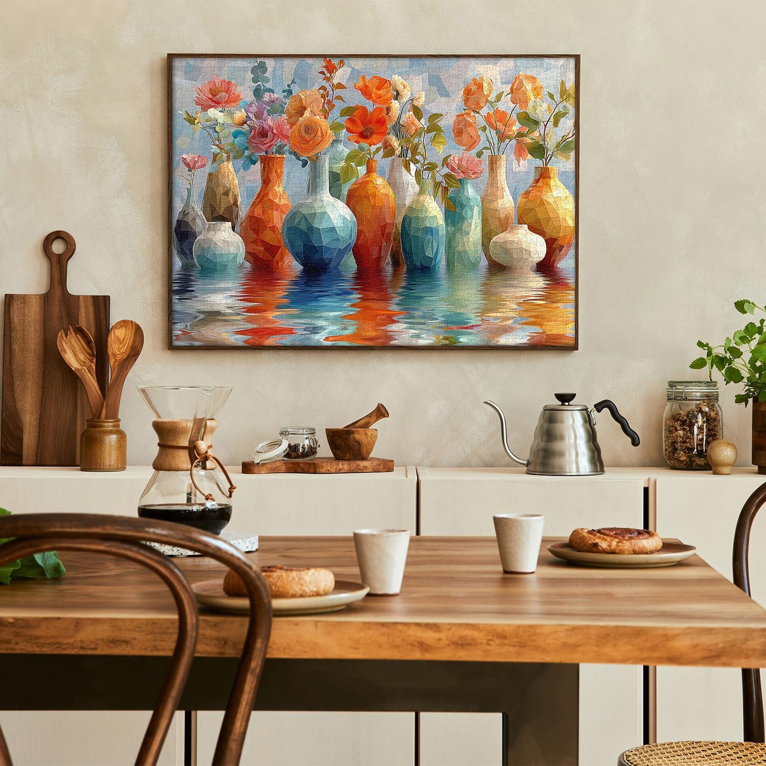 Vases colorées Puzzle 1000 pièces
