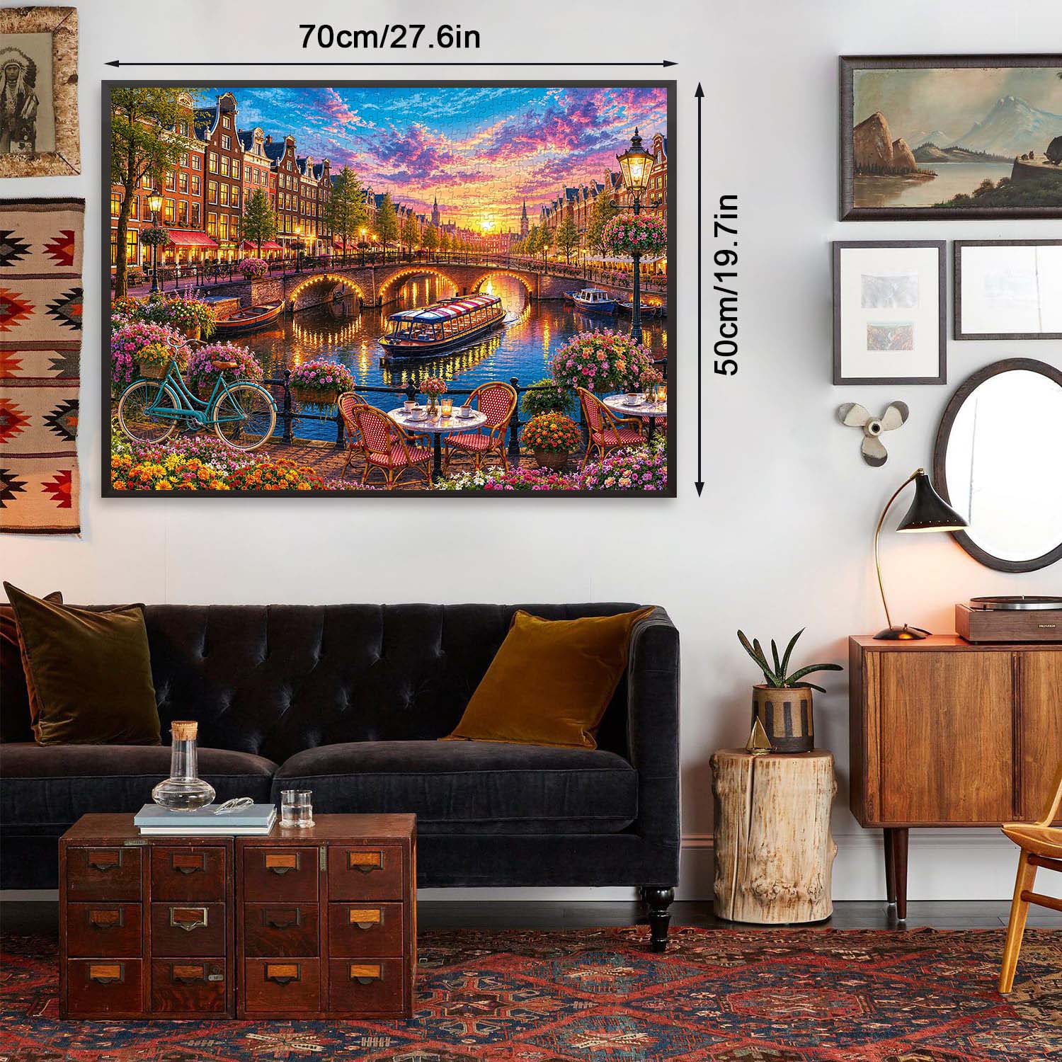 Canal Glow Jigsaw Puzzle 1000 Pieces