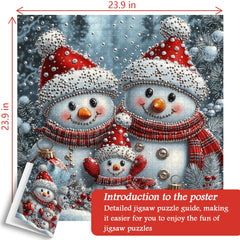 Wintertime Bead Sparkle Jigsaw Puzzle 1000 Pieces
