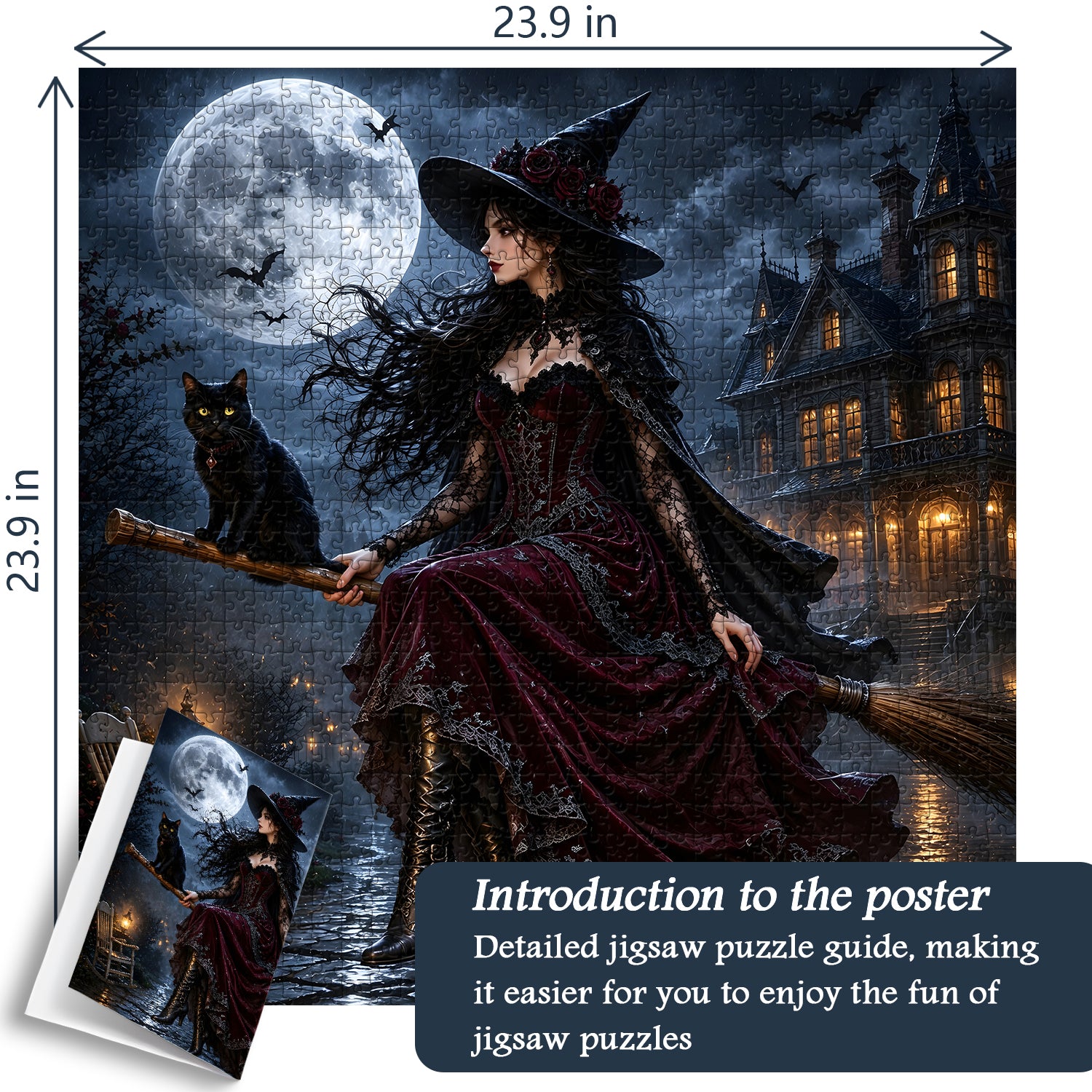 Moonlit Sorceress Jigsaw Puzzle 1000 Pieces
