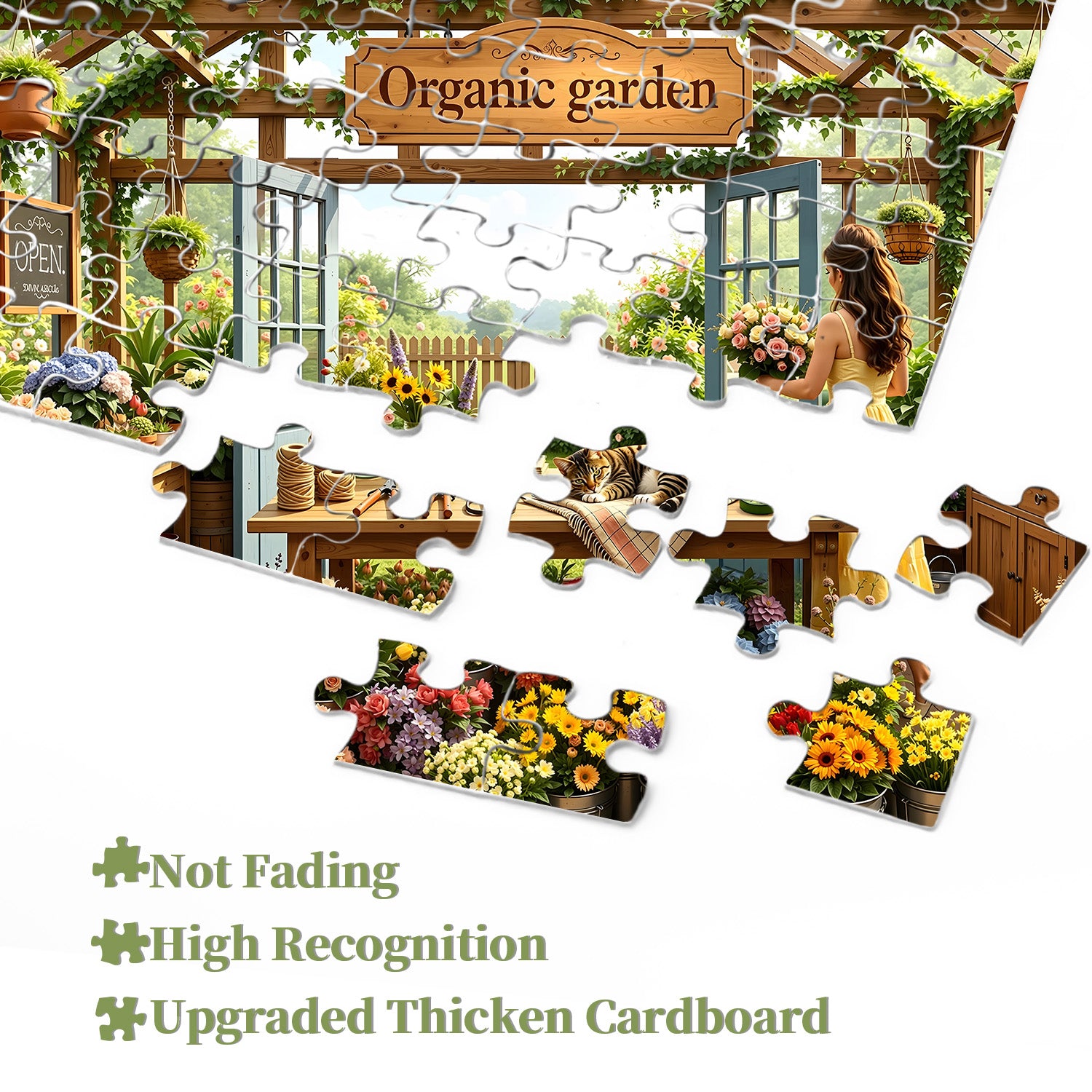 Puzzle Le Fleuriste de la Serre 1000 Pièces