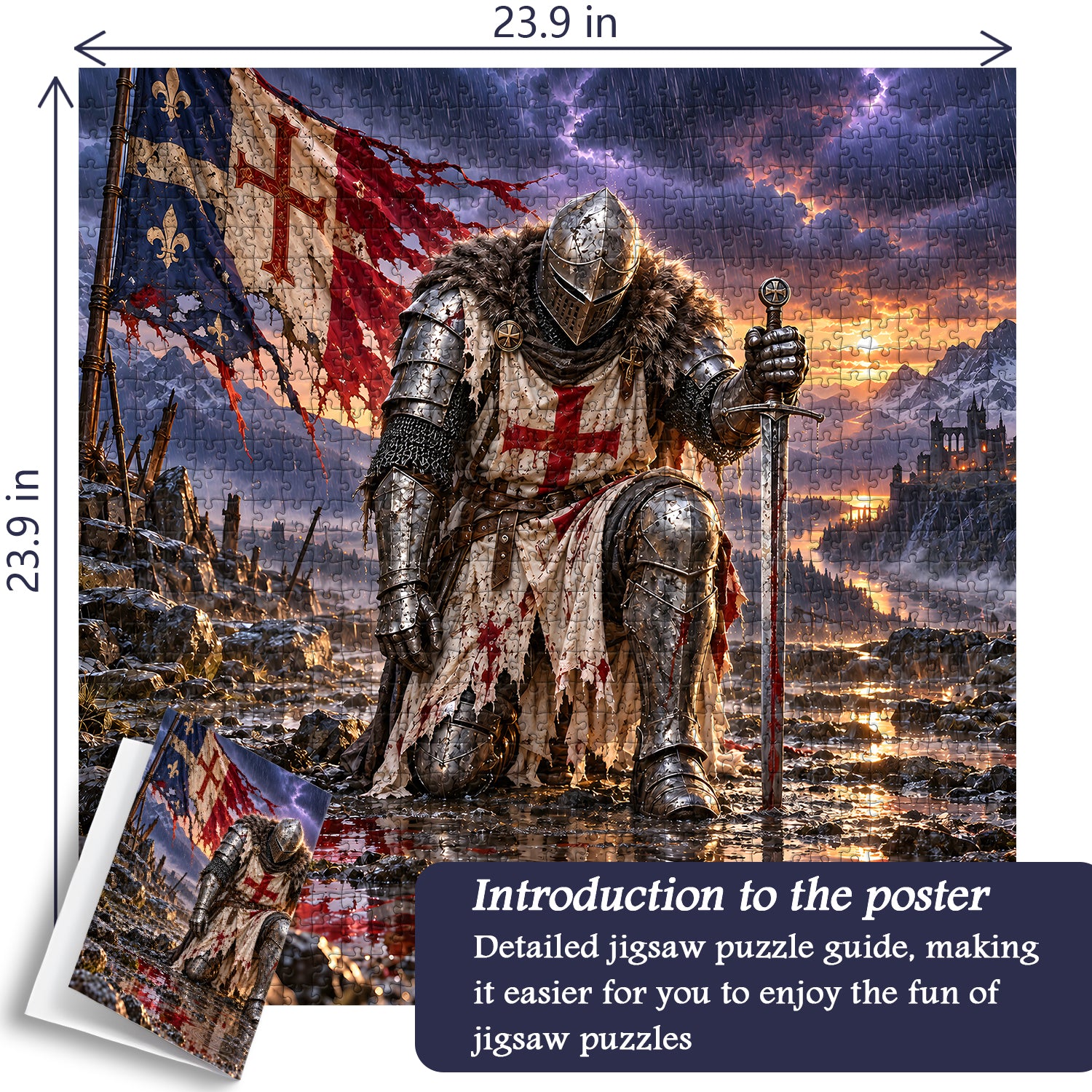 Knight’s Vigil Jigsaw Puzzle 1000 Pieces