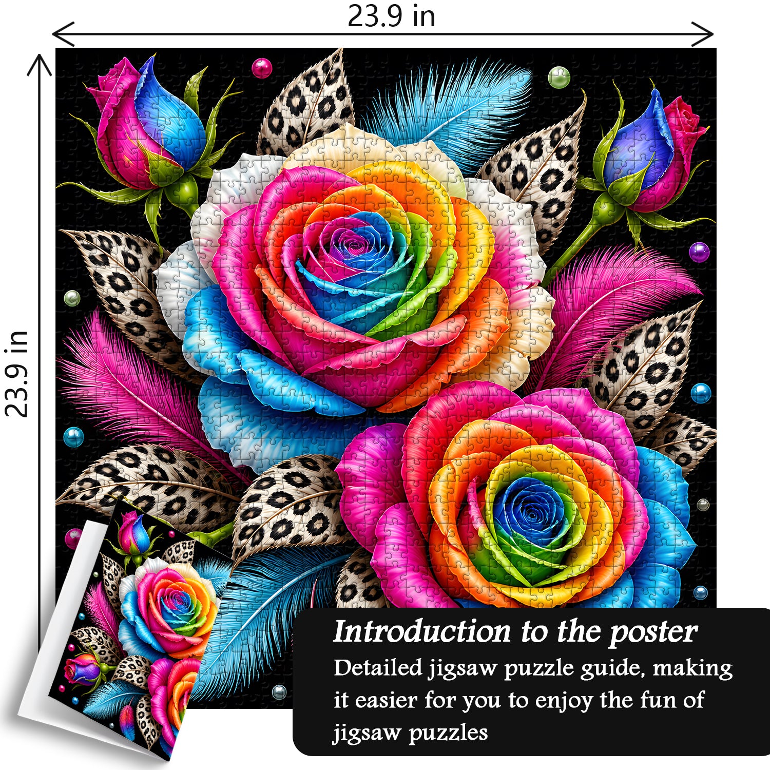 Neon Bloom Jigsaw Puzzle 1000 Pieces