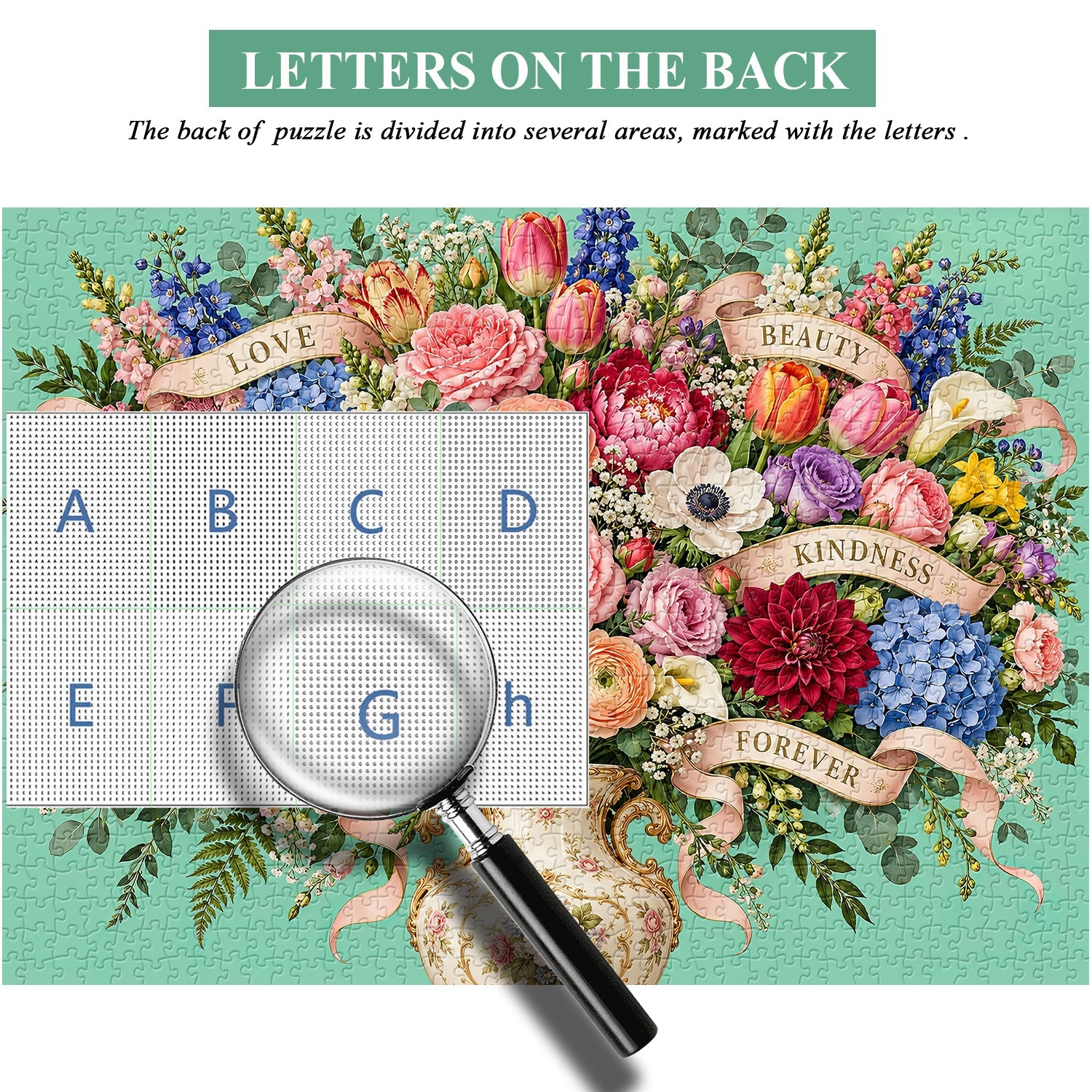 Floral Blessings Jigsaw Puzzle 1000 Pieces