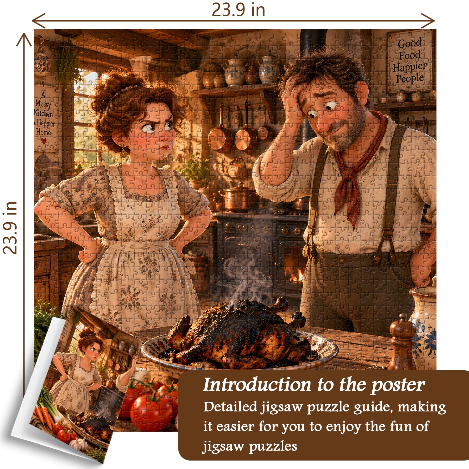 Cooking Gone Wrong Jigsaw Puzzle 1000 Pieces