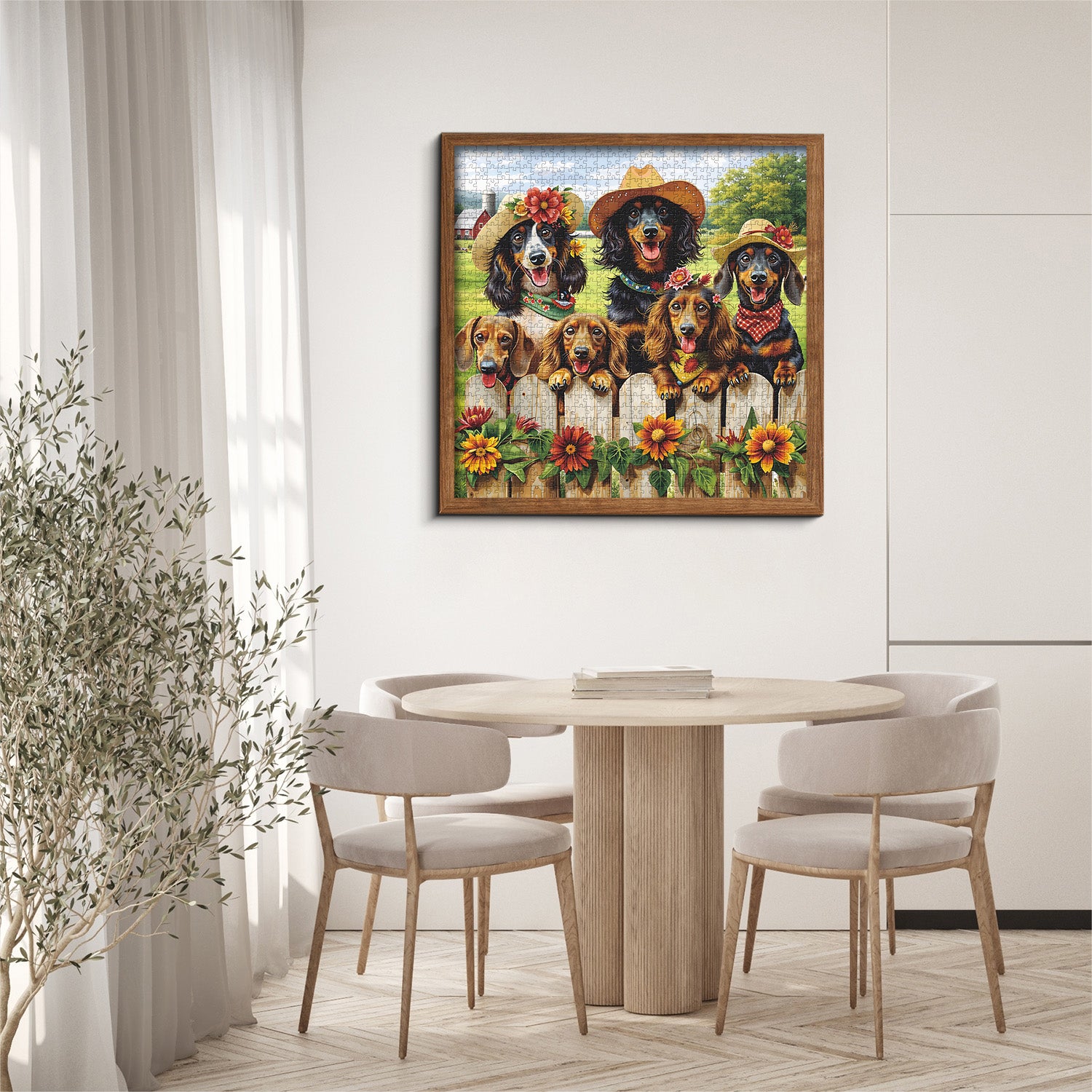 Dachshund Family Jigsaw Puzzle 1000 Pieces