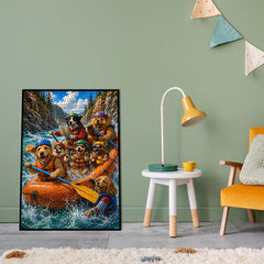 Rafting Pups Adventure Jigsaw Puzzle 1000 Pieces