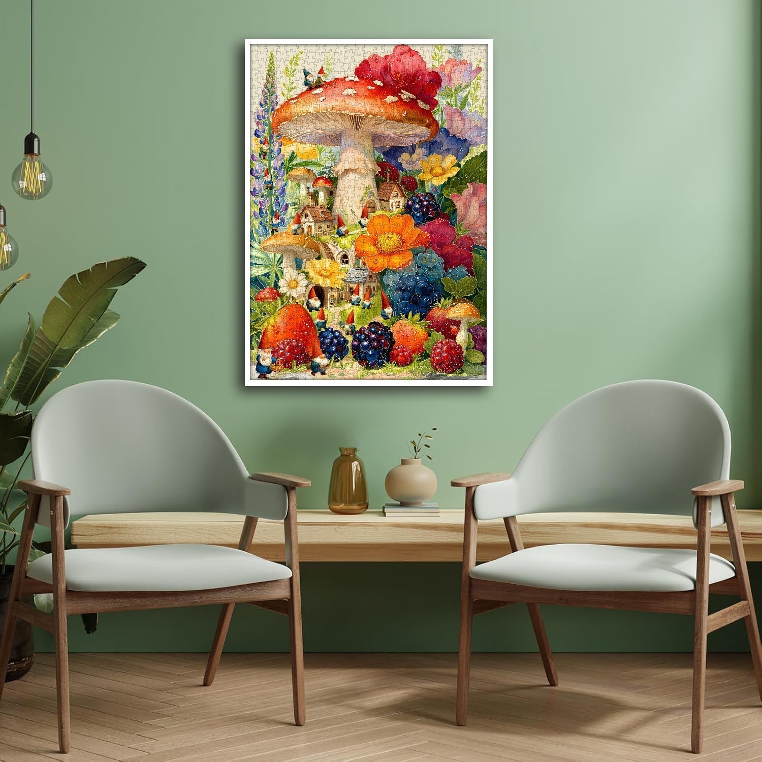 Blossom & Gnome Home Jigsaw Puzzle 1000 Pieces