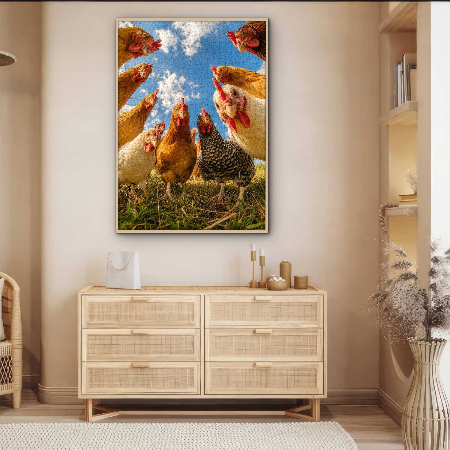 Curious Hen Crew Puzzle 1000 Teile
