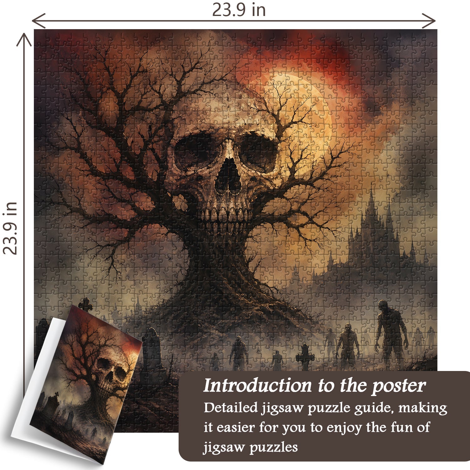 Skull Tree of Souls Jigsaw Puzzle 1000 Pieces