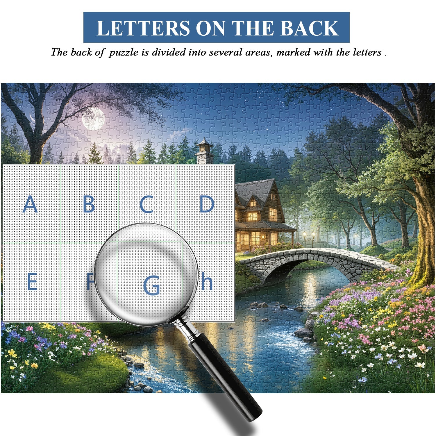 Twilight Cabin Glow Jigsaw Puzzle 1000 Pieces