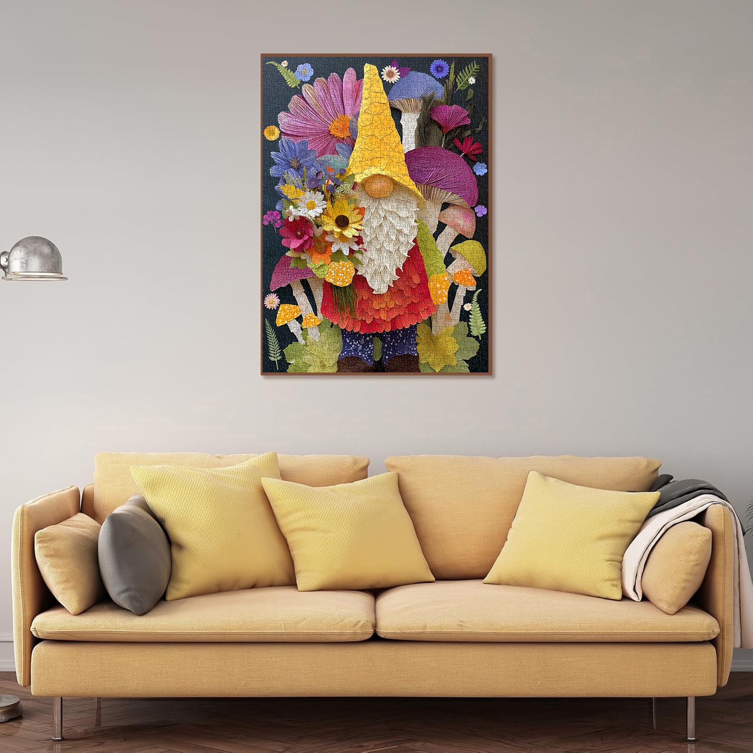 Puzzle Fiori e Gnomi 1000 Pezzi