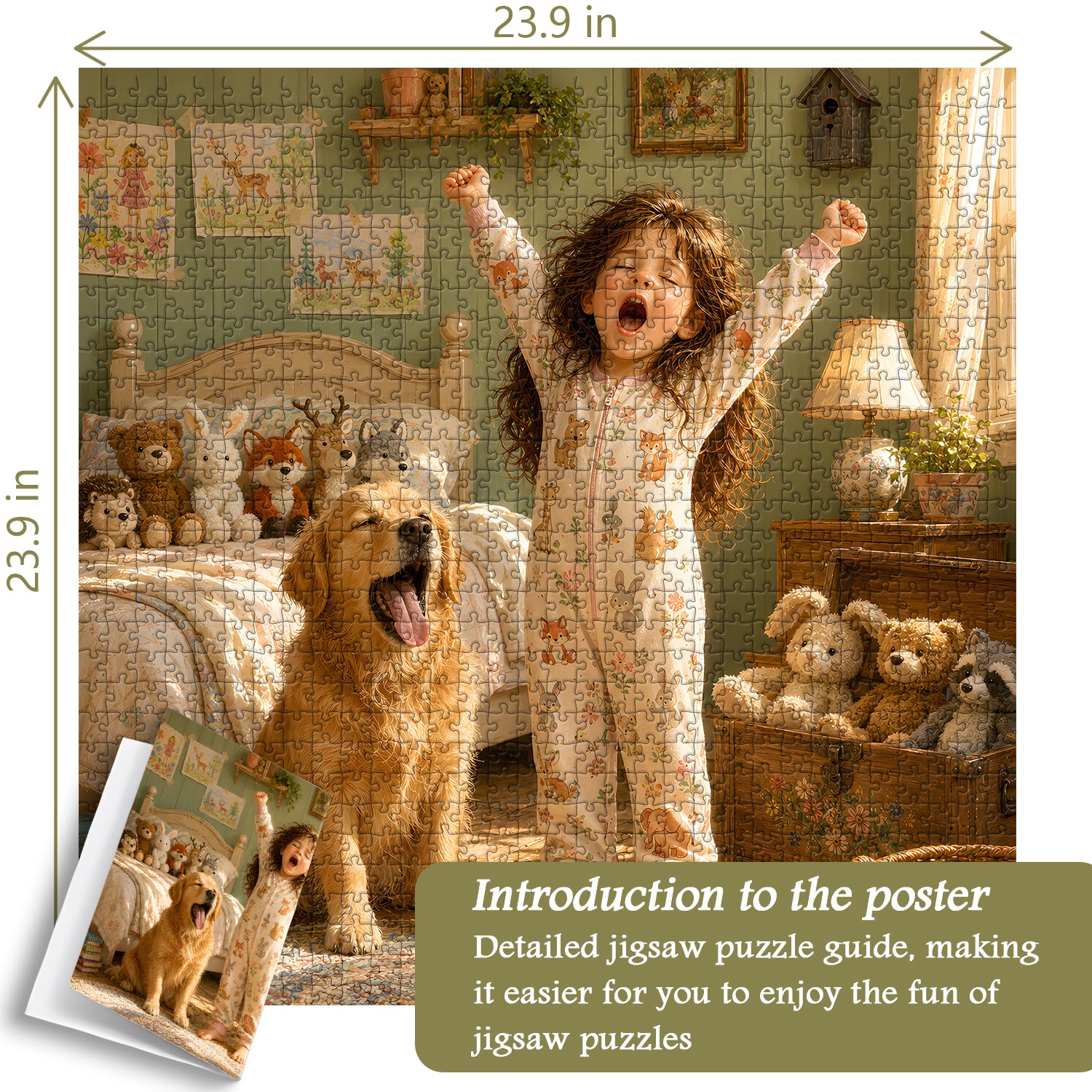 Morning Yawns Jigsaw Puzzle 1000 Pieces