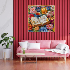 Floral Tea Reading Jigsaw Puzzle 1000 Pieces