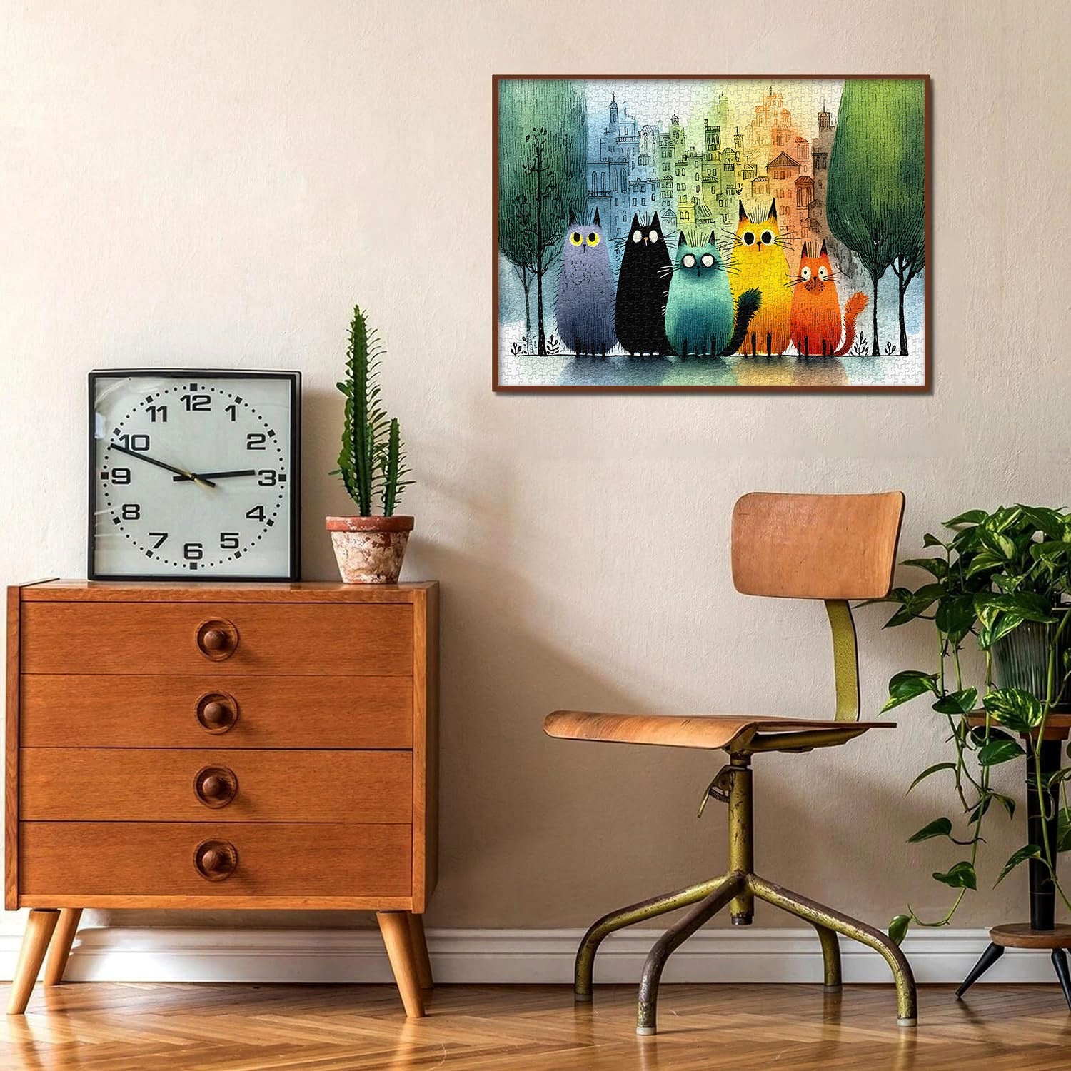 Chromatic Cats Jigsaw Puzzle 1000 Pieces