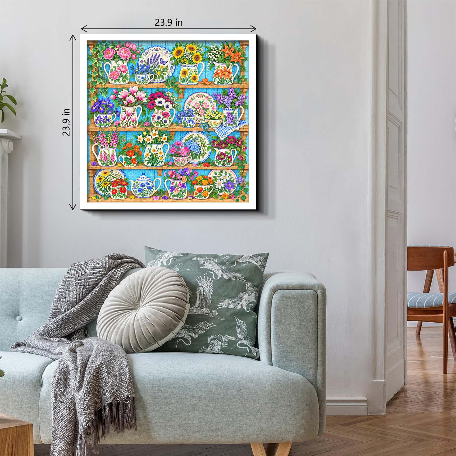Shelf of Blooms Jigsaw Puzzle 1000 Pieces