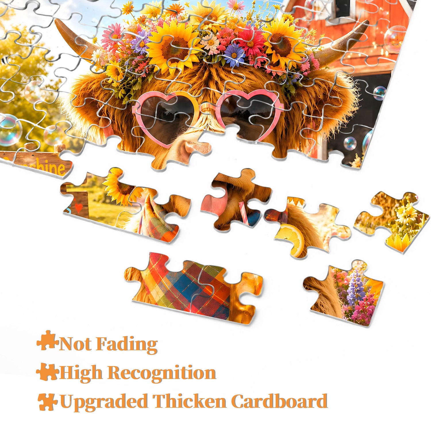 Sunshine Moo Jigsaw Puzzle 1000 Pieces