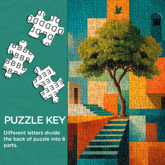 Arbre de géométrie puzzle 1000 pièces