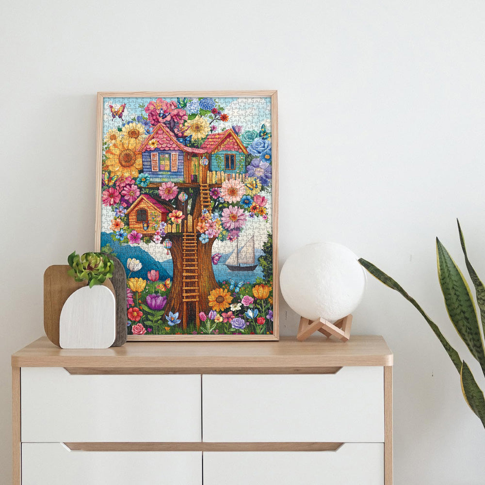 Blooming Treehouse Jigsaw Puzzle 1000 Pieces