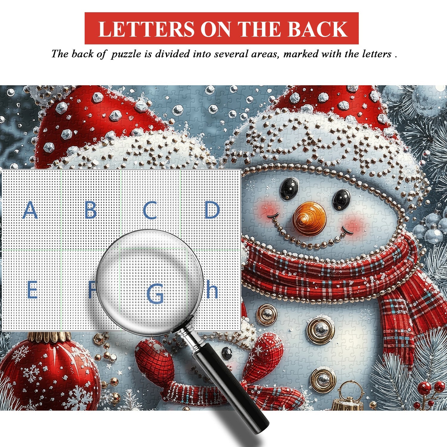 Wintertime Bead Sparkle Jigsaw Puzzle 1000 Pieces