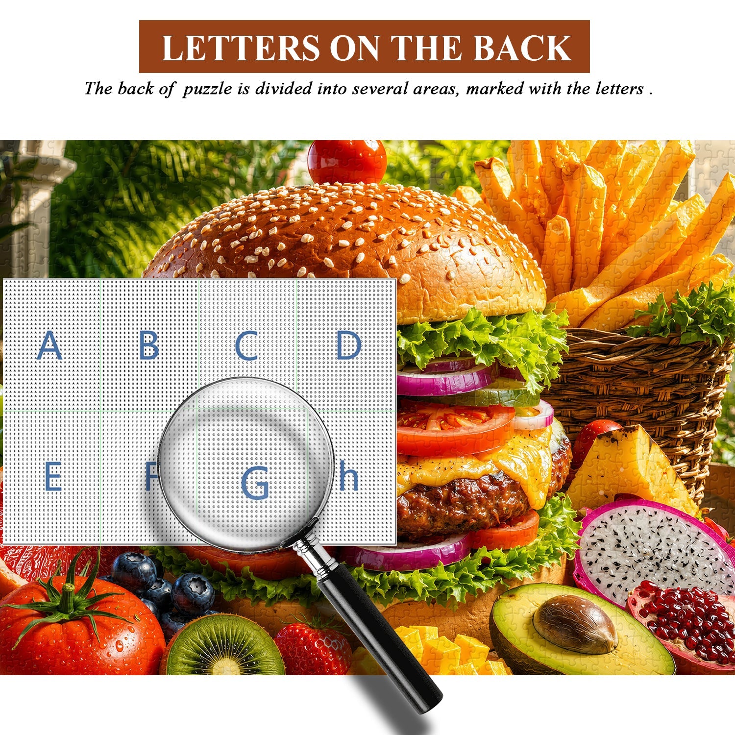 Orchard Burger Jigsaw Puzzle 1000 Pieces