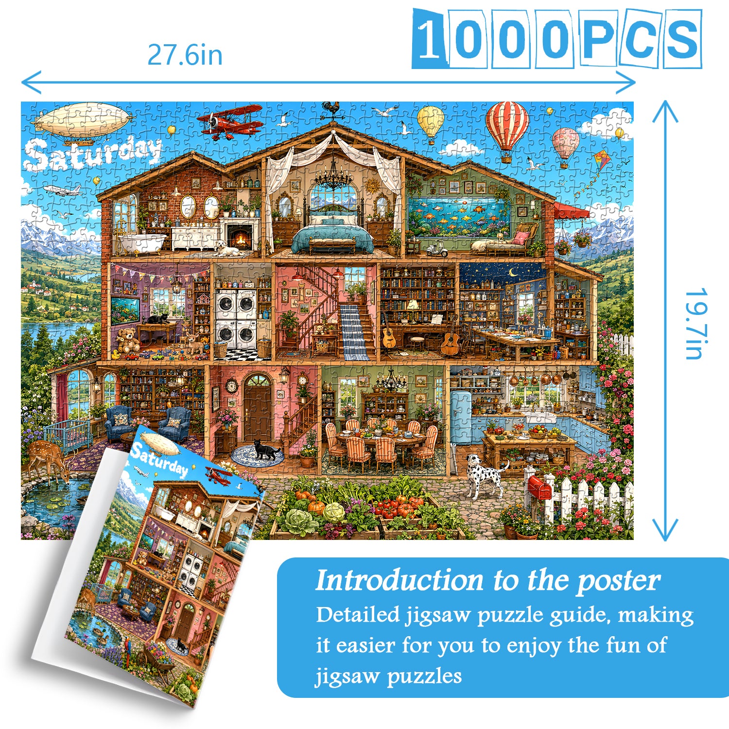 House of Saturday Jigsaw Puzzle 1000 Pieces