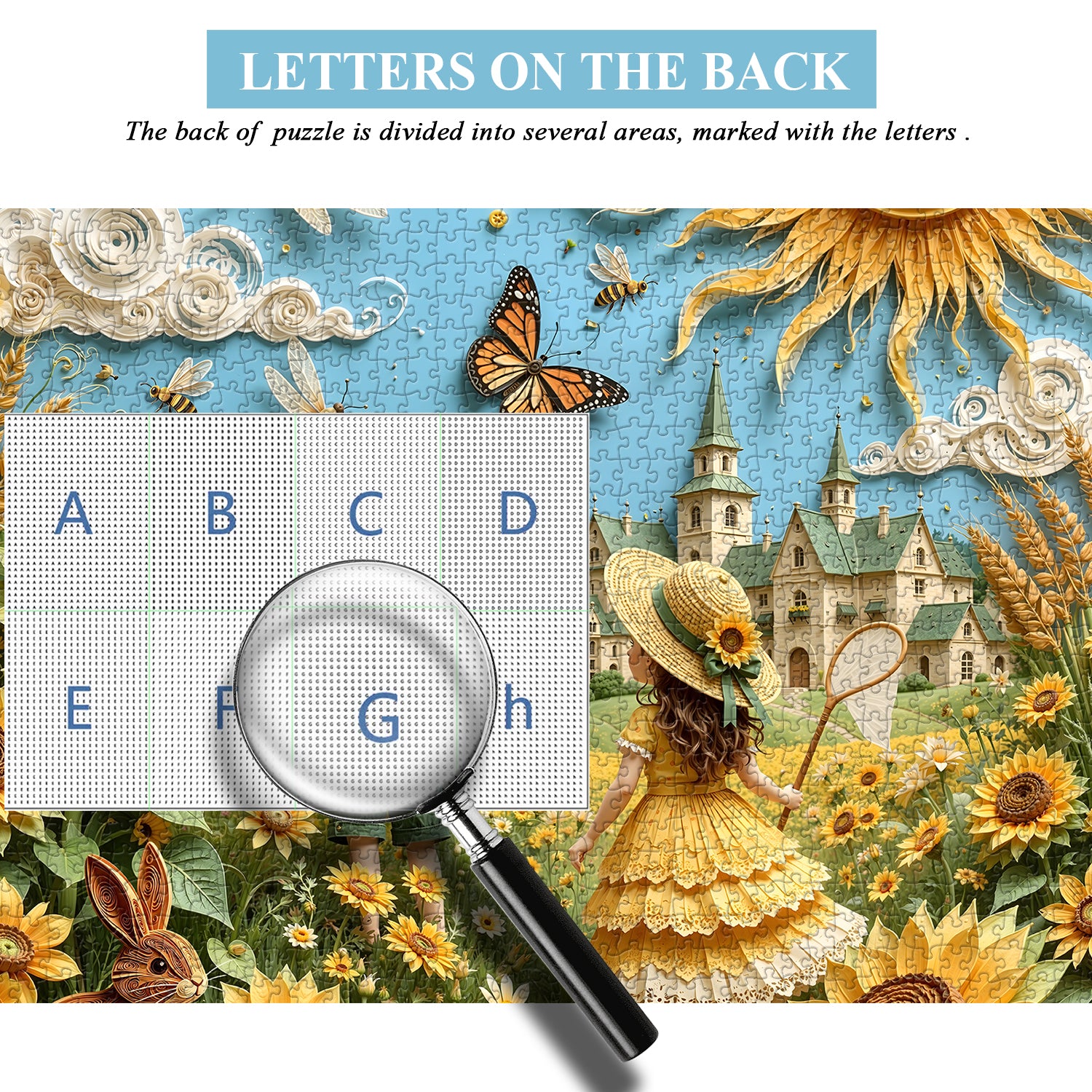 Summer Paper Meadow Jigsaw Puzzle 1000 Pieces