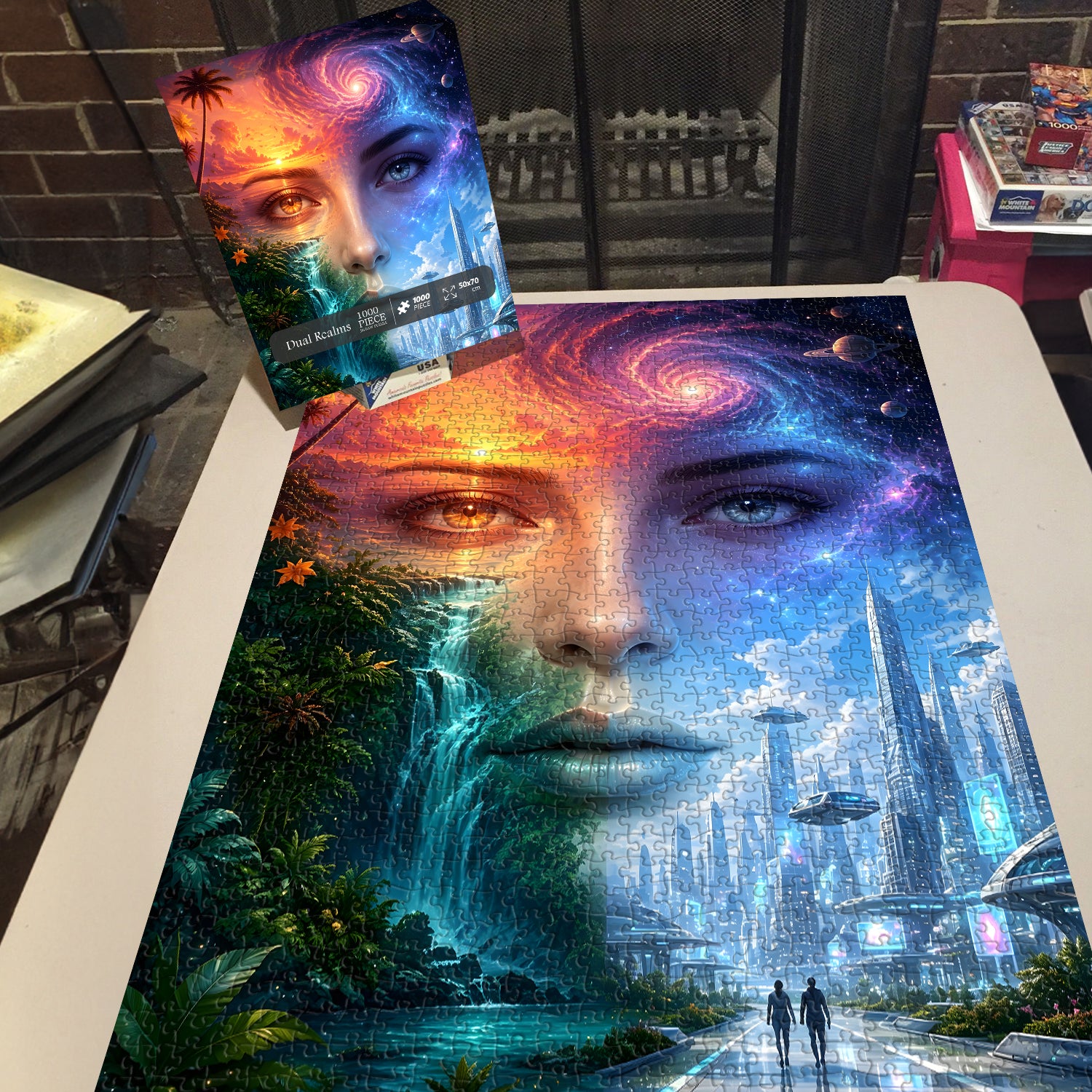 Dual Realms Jigsaw Puzzle 1000 Pieces