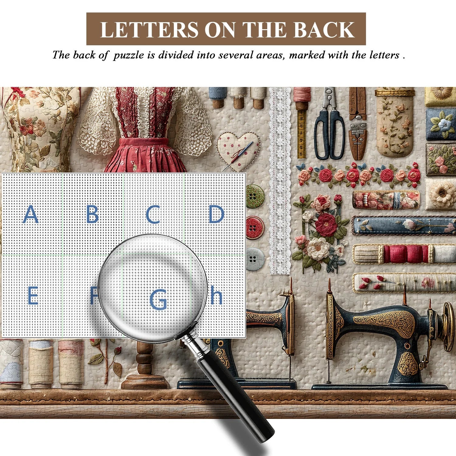 Puzzle dei tesori del sarto 1000 pezzi