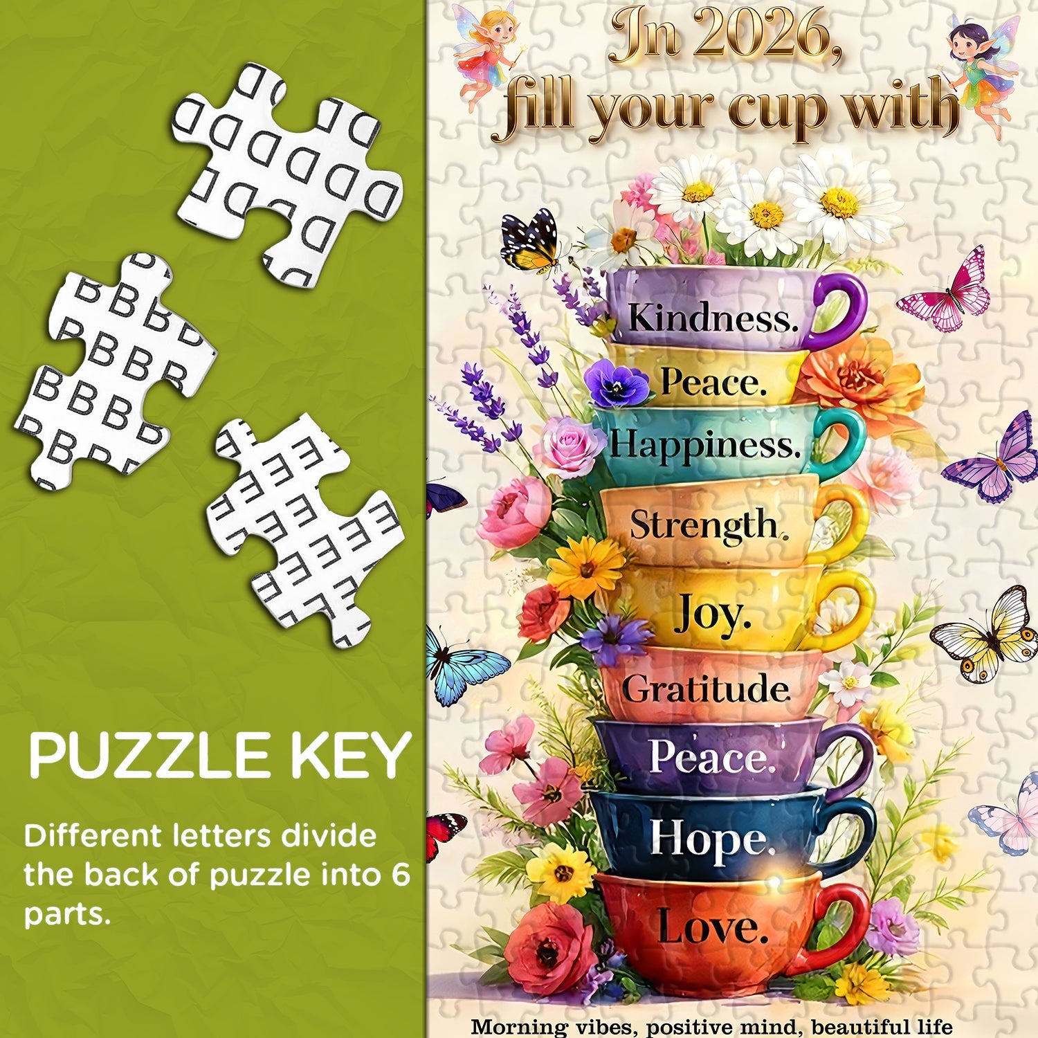 Cup of Wise Sayings Jigsaw Puzzle 1000 Pieces