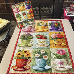 Blooming Teacups Jigsaw Puzzle 1000 Pieces