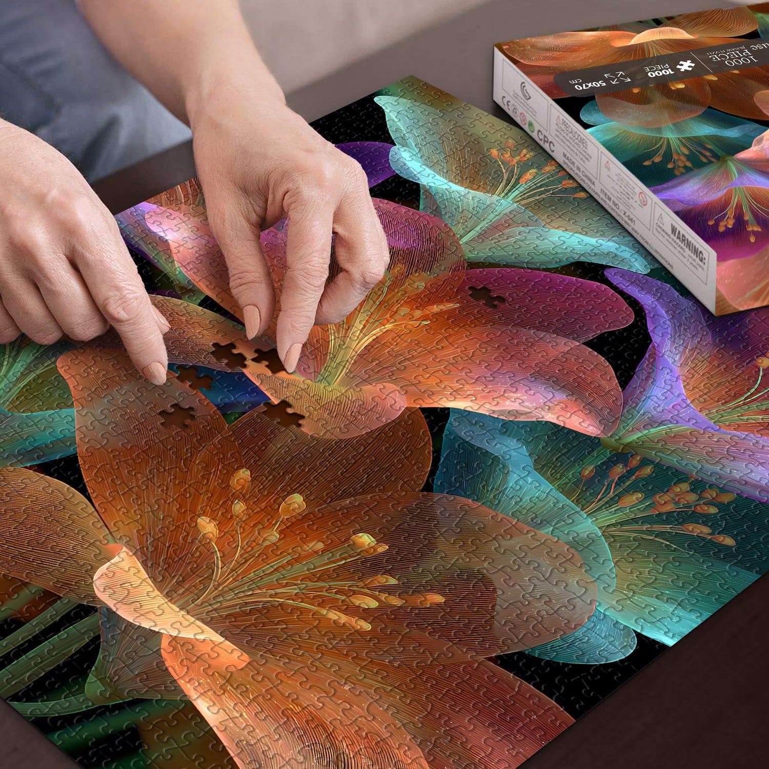 Flowing Light Garden Jigsaw Puzzle 1000 Pieces