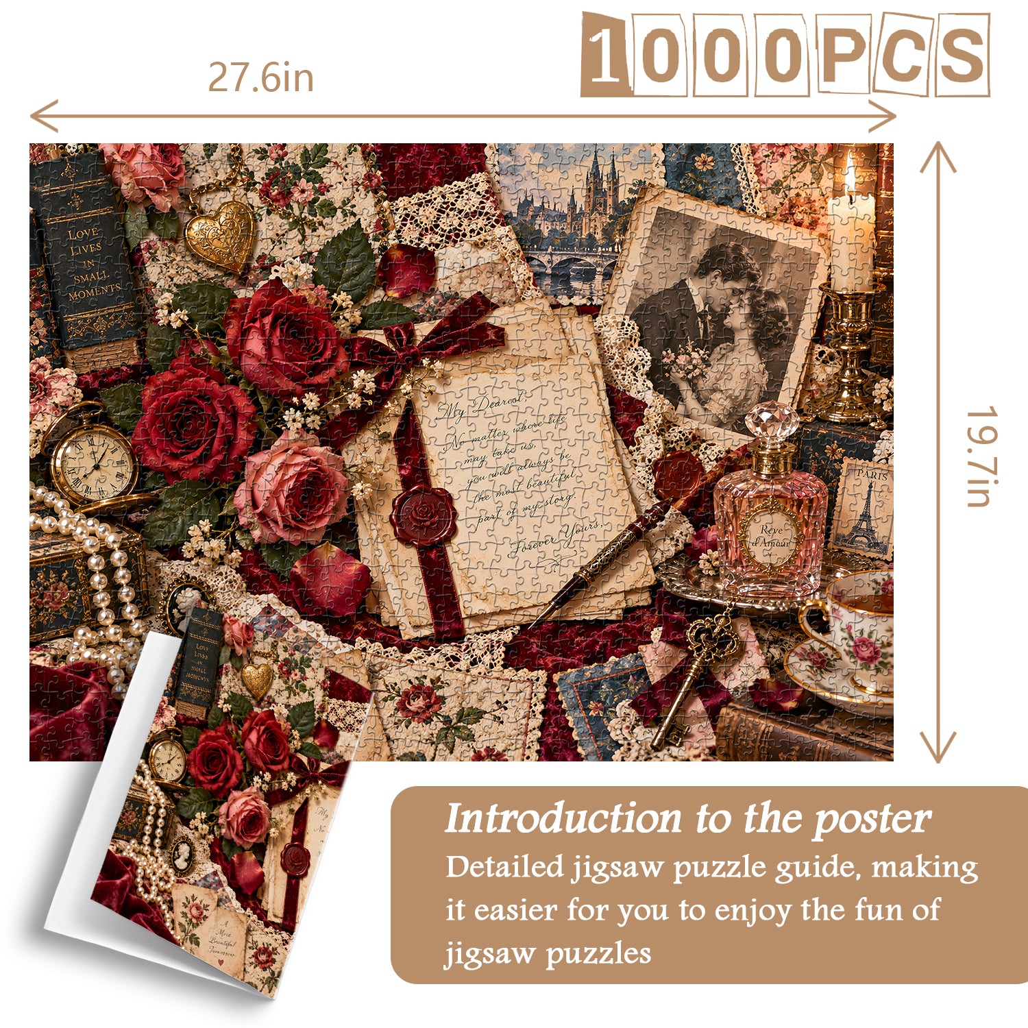 Victorian Love Letters Jigsaw Puzzle 1000 Pieces