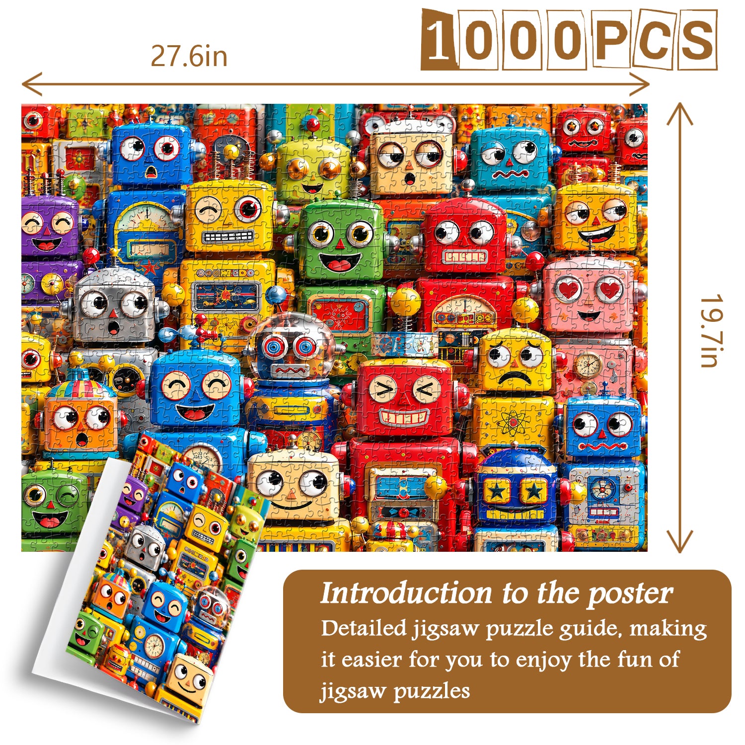 Robot Carnival Jigsaw Puzzle 1000 Pieces