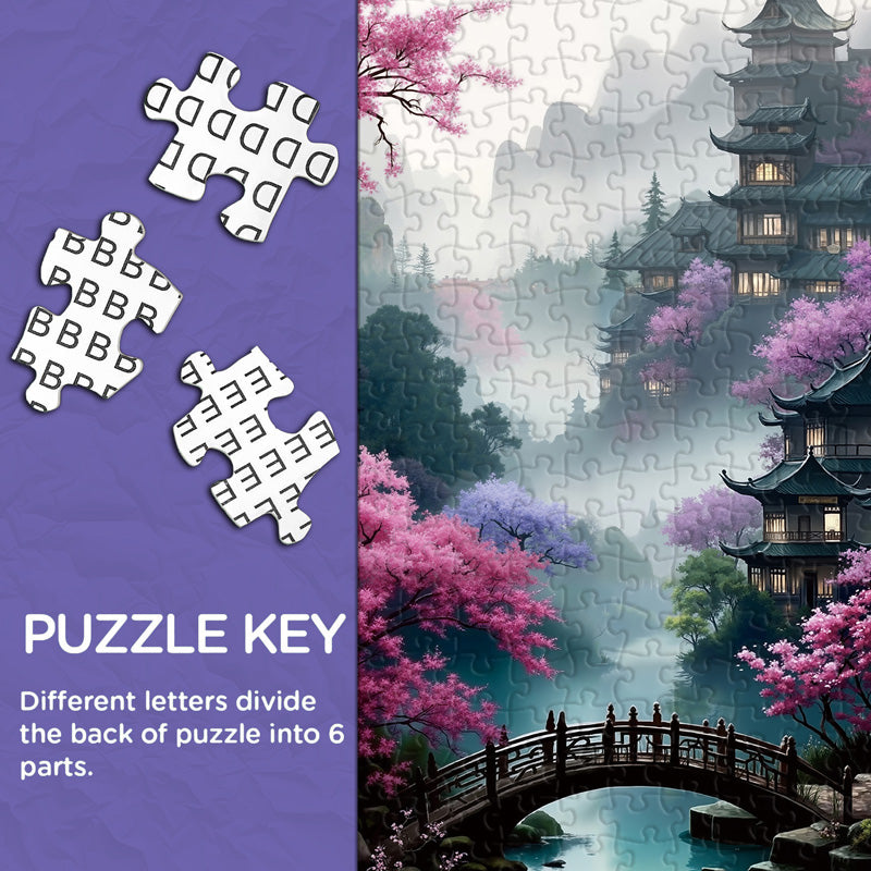 Blossom Bridge puzzle puzzle 1000 pezzi