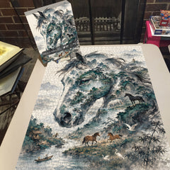 Hills of the Stallion Jigsaw Puzzle 1000 Pieces