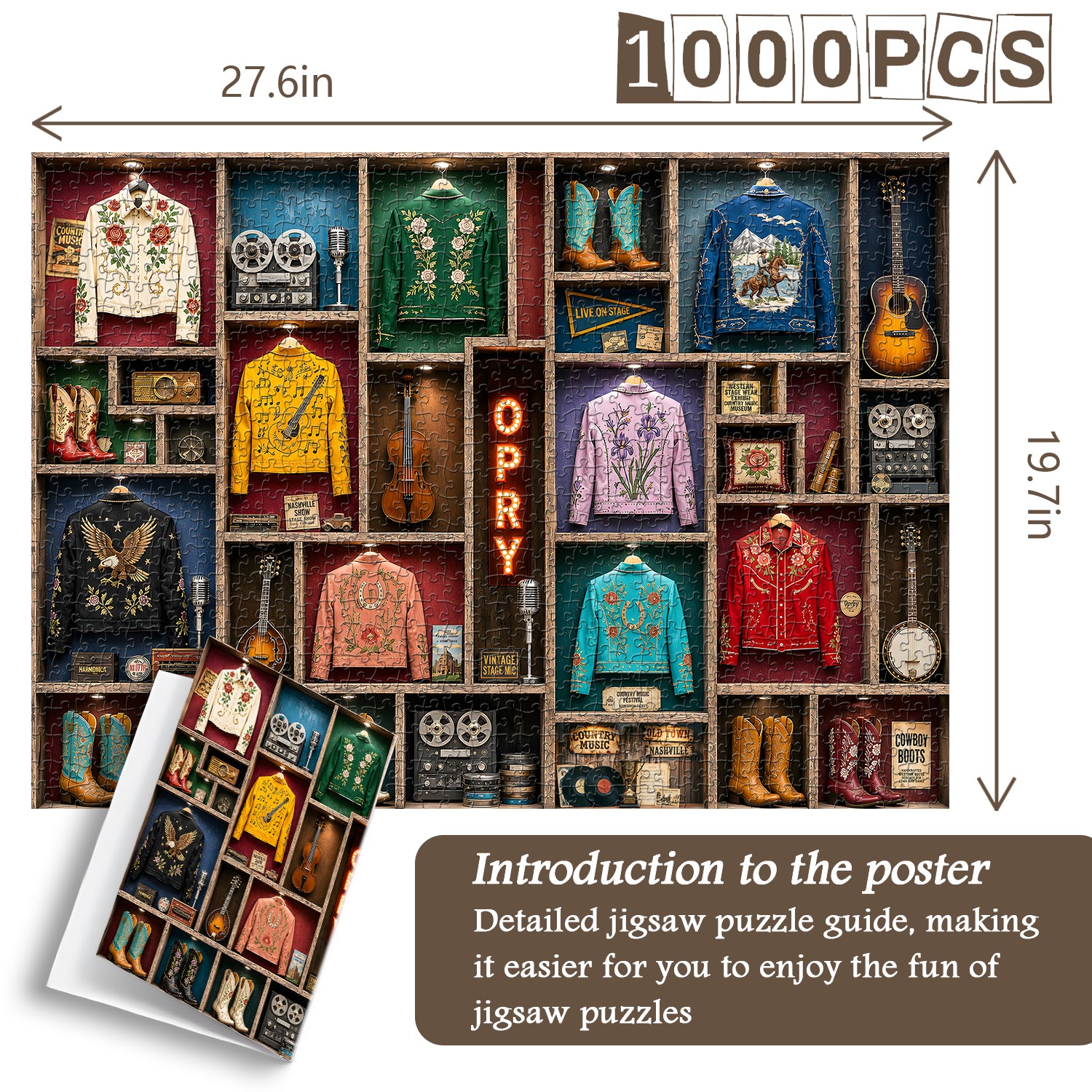 Puzzle Western Stage Keepsakes da 1000 pezzi