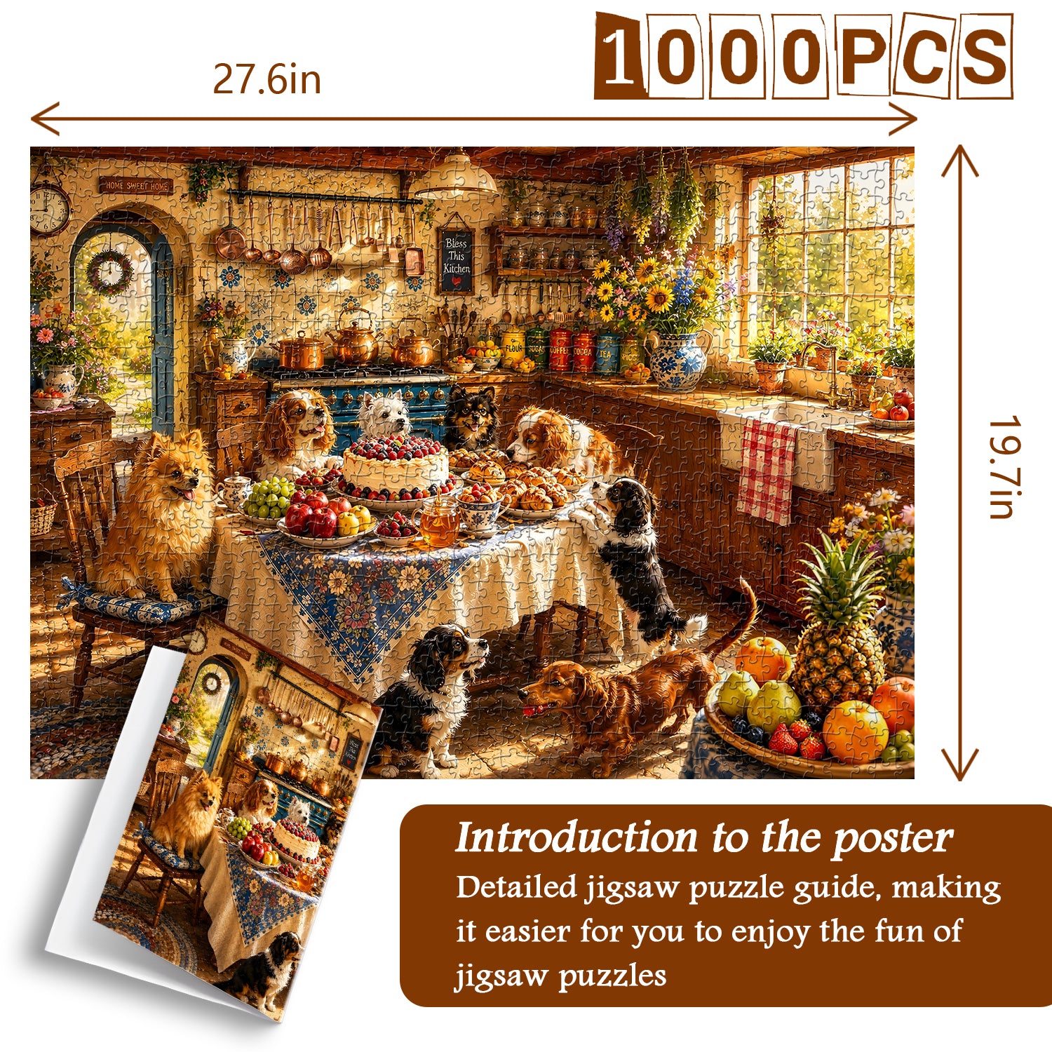 Pups' Kitchen Feast Puzzle 1000 Teile