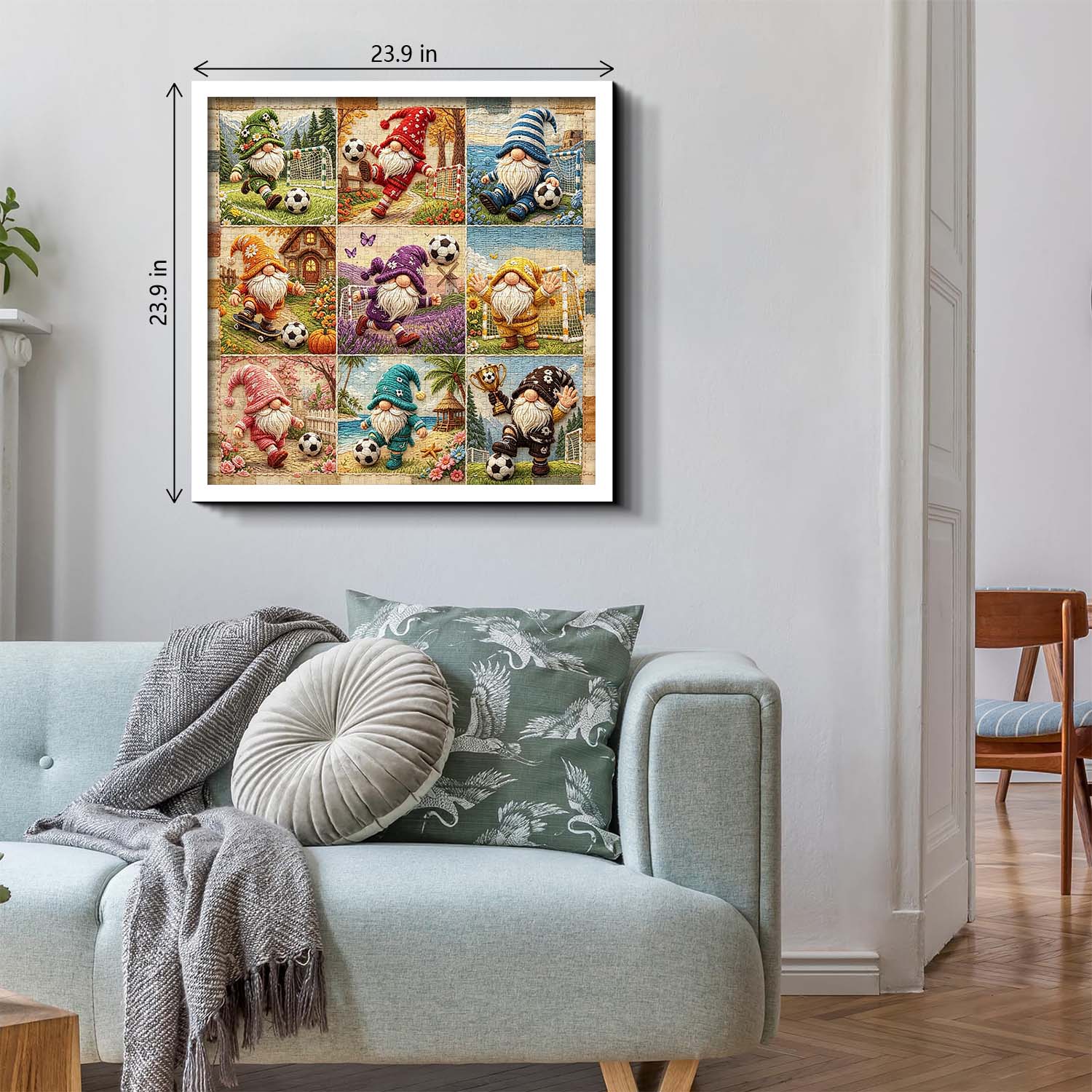 Colorful Sport Gnomes Jigsaw Puzzle 1000 Pieces
