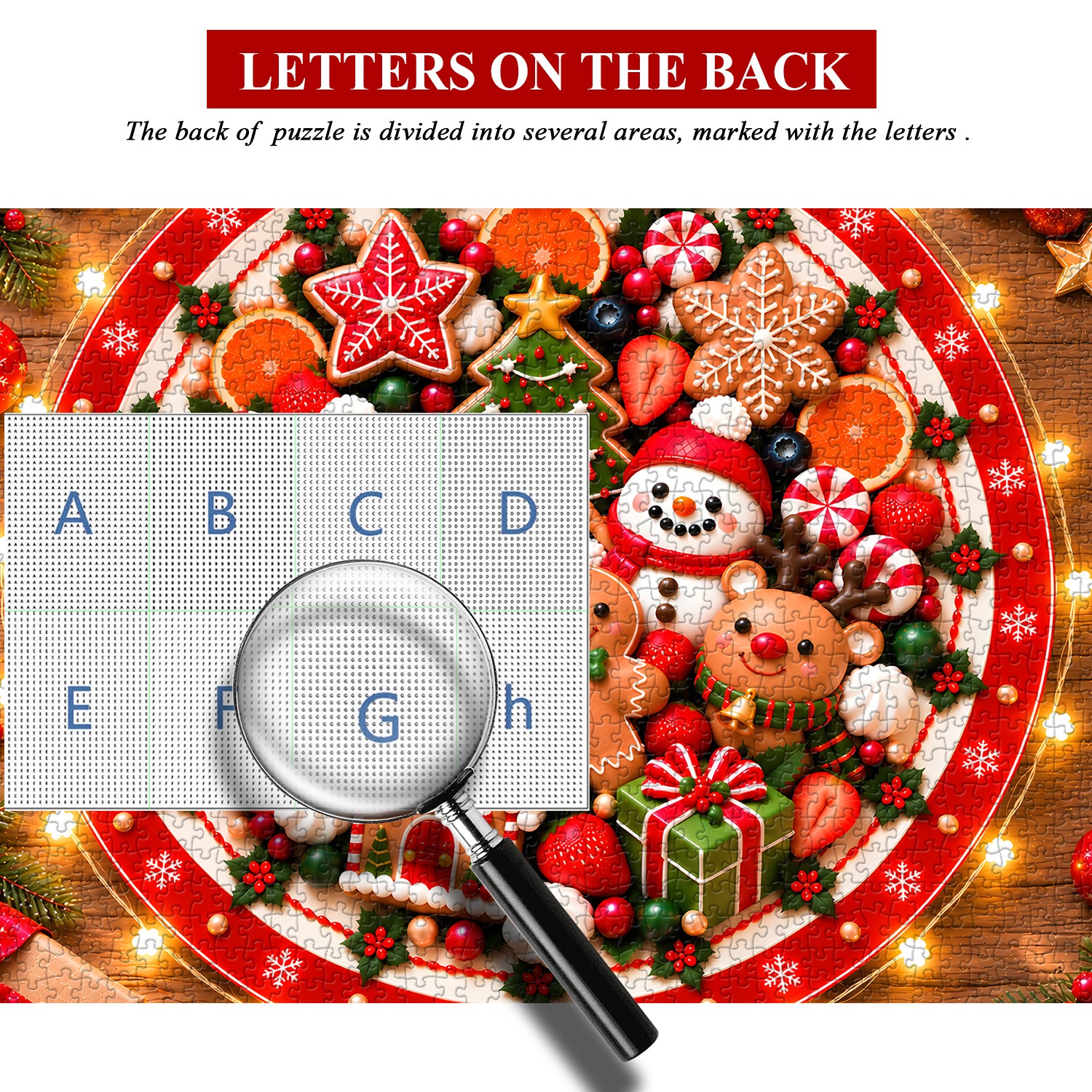 Christmas Magic Plate Jigsaw Puzzle 1000 Pieces