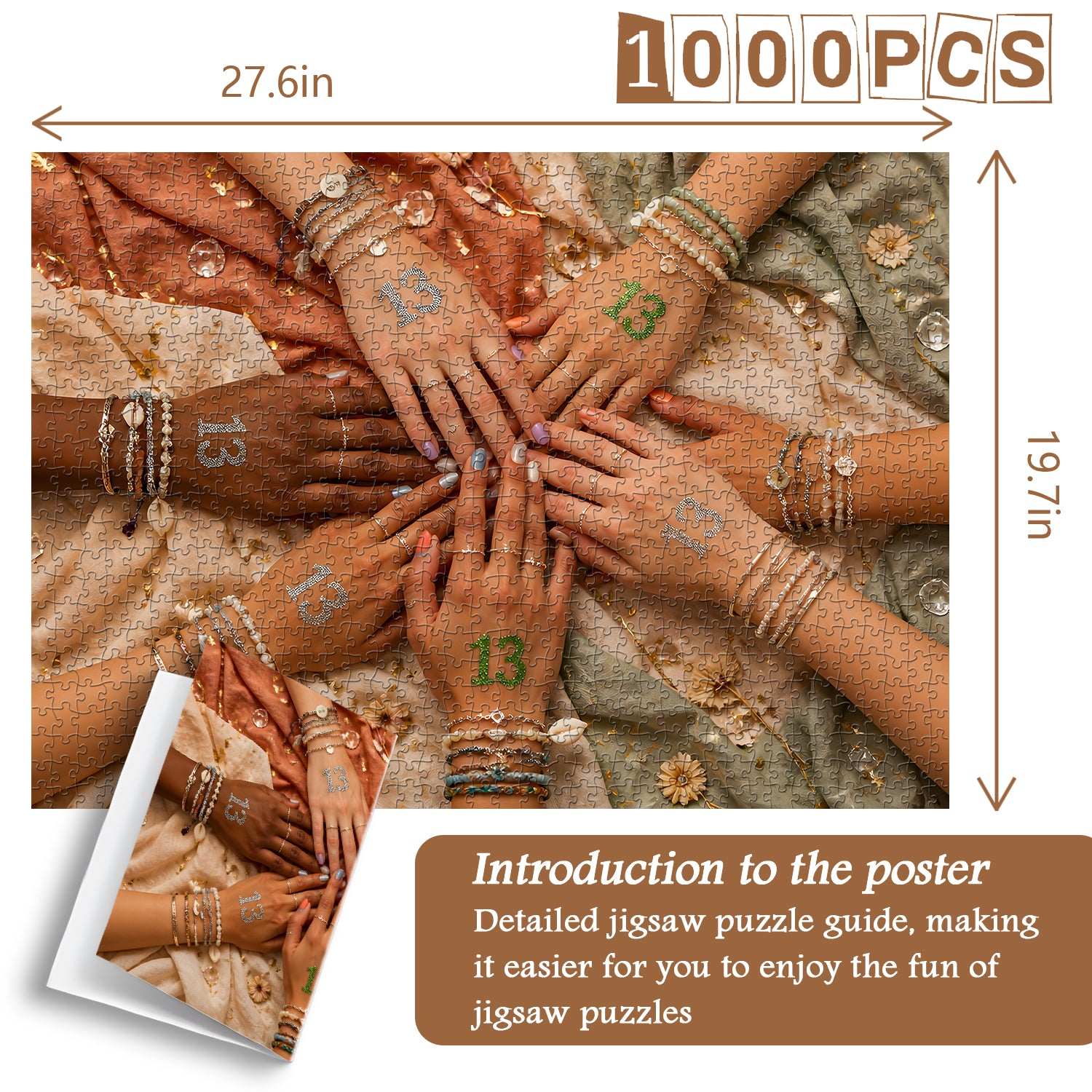 Thirteen Together Jigsaw Puzzle 1000 Pieces