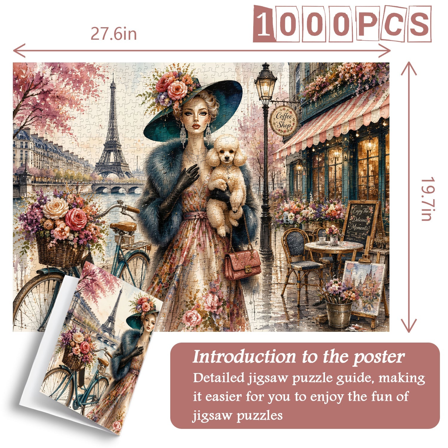 Paris Floral Breeze Jigsaw Puzzle 1000 Pieces