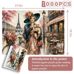 Paris Floral Breeze Jigsaw Puzzle 1000 Pieces
