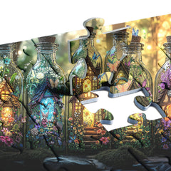 Mystical Bottles Gardens Jigsaw Puzzle 1000 Pieces