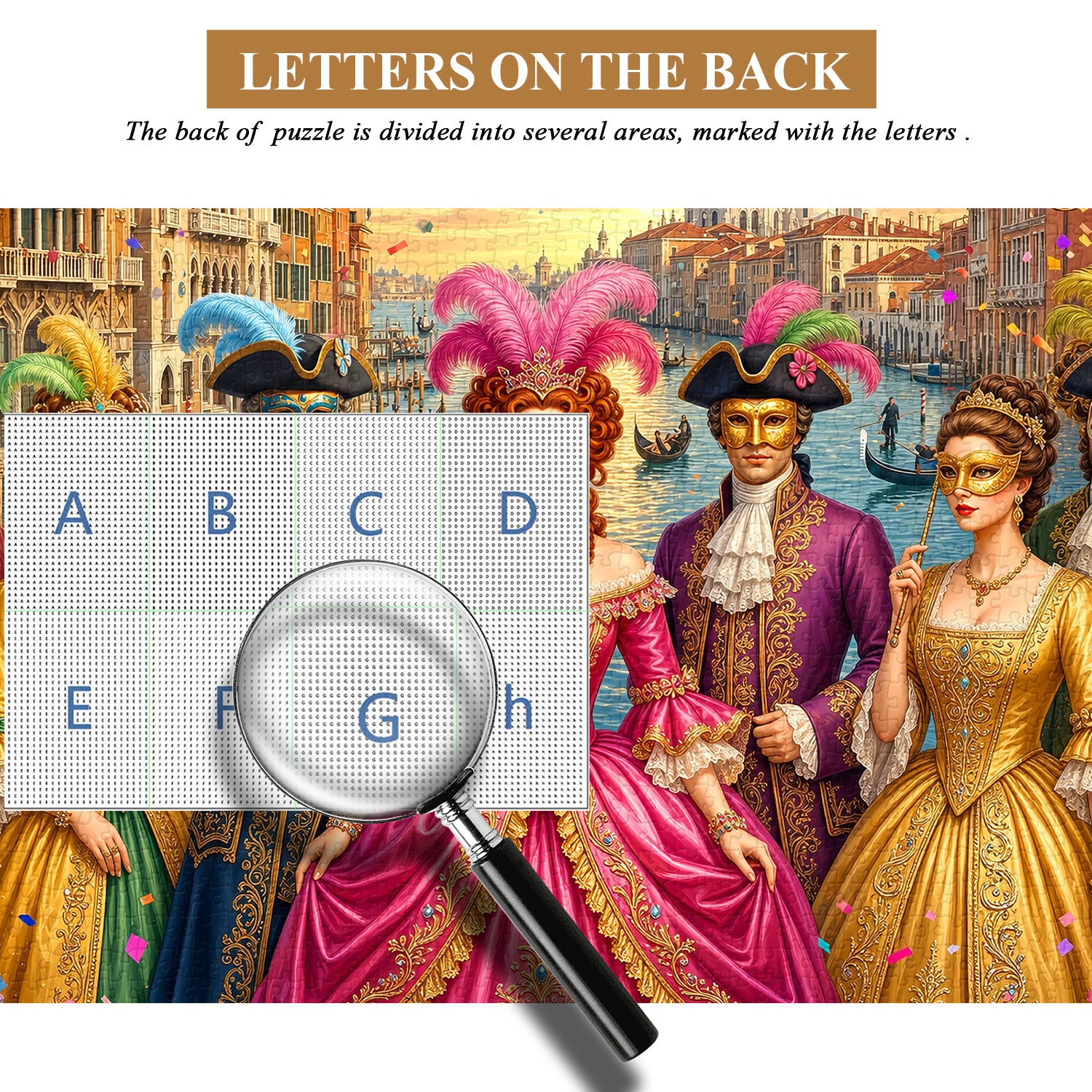 Venice Carnival Masquerade Gala Jigsaw Puzzle 1000 Pieces